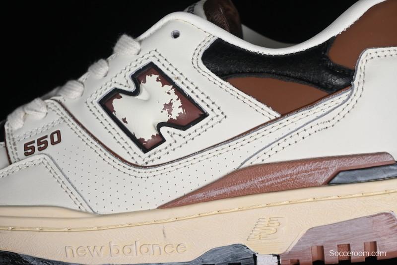 New Balance BB550 Series Leather Unisex Casual Running Shoes - BB550VGC