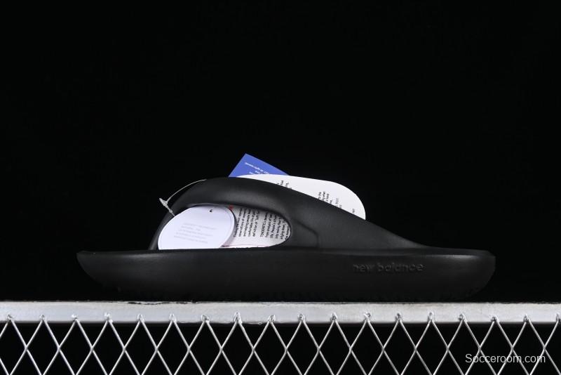 New Balance NB x TAW&TOE Collaboration Black Ultra-Soft Cloud Cushion Beach Sandals Flip Flops - SD5601GBK