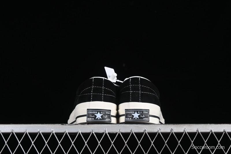 Converse One Star J Vtg Suede Low-Top Casual Sneakers in Black/Grey - M.C3