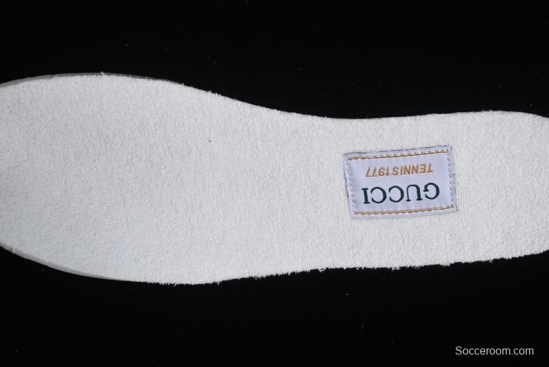 Gucci Tennis 1977 Print Sneaker Retro Casual Canvas Shoes - 02JPO9064