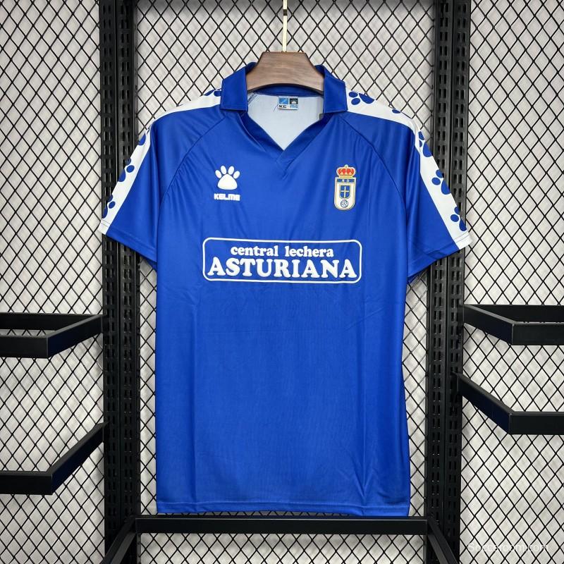 Retro 90/91 Real Oviedo Home Jersey