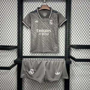 24/25 Kids Real Madrid Third Black Jersey