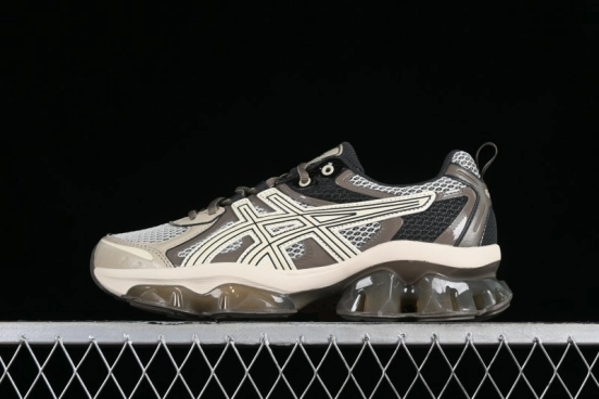 Asics Gel-Quantum Kinetic Retro Casual Sneakers with Thick Sole and GEL Scutoid Technology - 1203A270-201