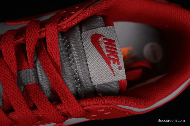 Nike SB Dunk Low Grey Red Colorway Low-Top Casual Skateboarding Shoes - CW1590-0002
