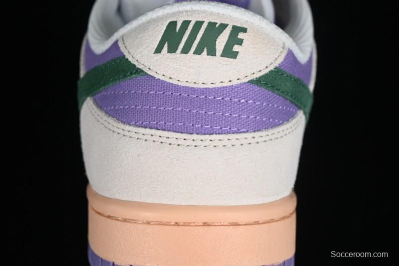 Nike SB Dunk Low Casual Skateboarding Shoes in Purple with Black Swoosh - HF5030-030