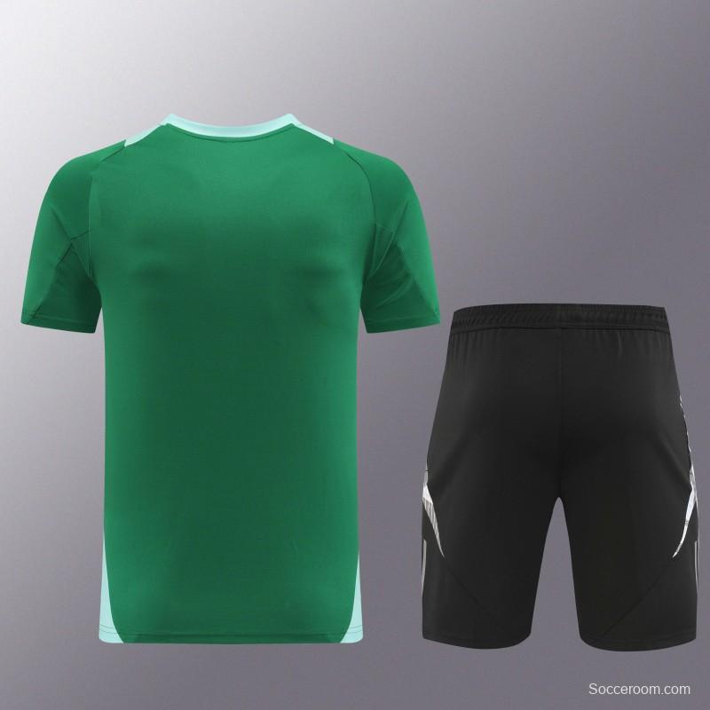 24/25 Adidas Green Short Sleeve Jersey+Shorts