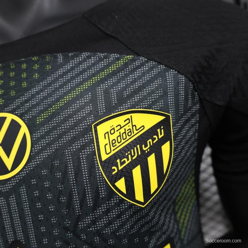 Player Version 25/26 Al-Ittihad Third Black Jersey