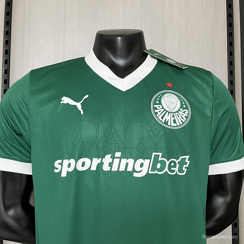 25/26 Player Version Edition Palmeiras Home S-XXXXL