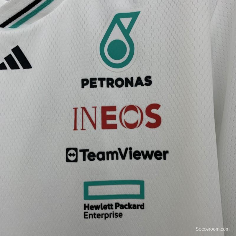 2025 F1 Formula AMG White T-Shirt