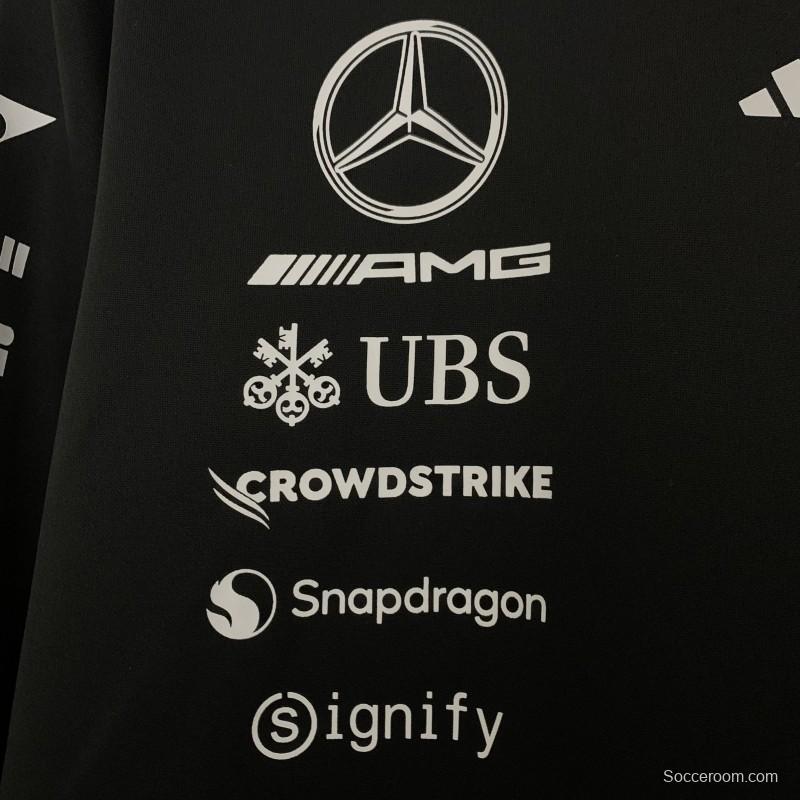 2025 F1 Formula AMG Black Hoodie