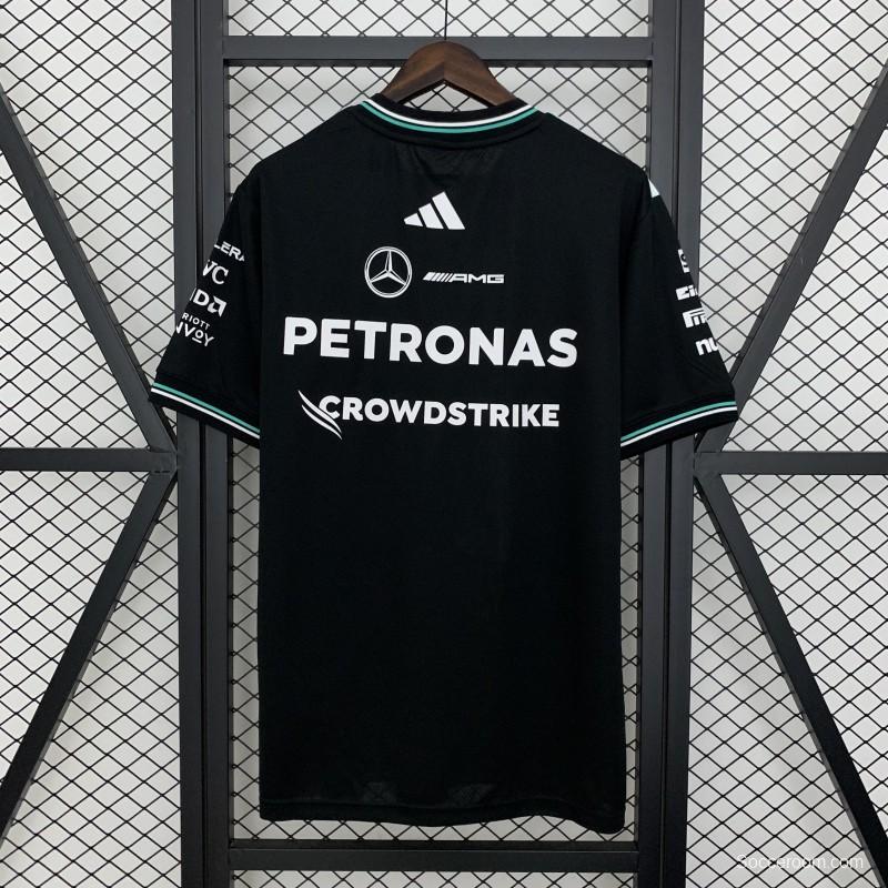 2025 F1 Formula AMG Black T-Shirt