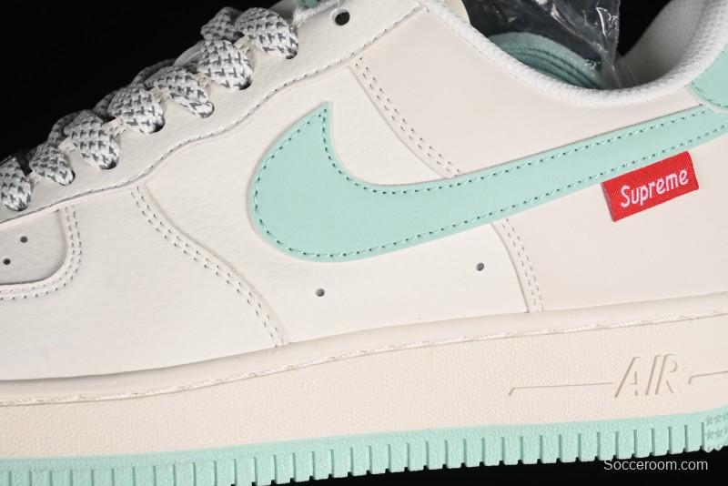 Supreme x Nike Air Force 1 '07 Low Collaborative Sneakers in Youthful Green - HD1968-023