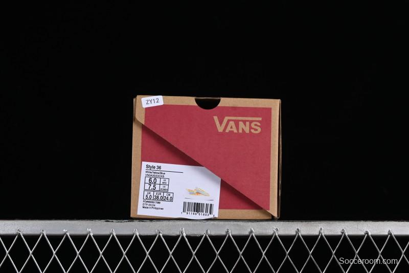 Vans Style 36 Low-Top Casual Sneakers in Cheese & Sea Salt Colorway - VN0A3DZ3OXS