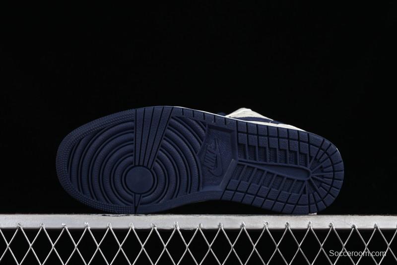 Nike Air Jordan 1 Low LV Collaboration Retro Casual Sneakers in Beige Orange - WG8850-001