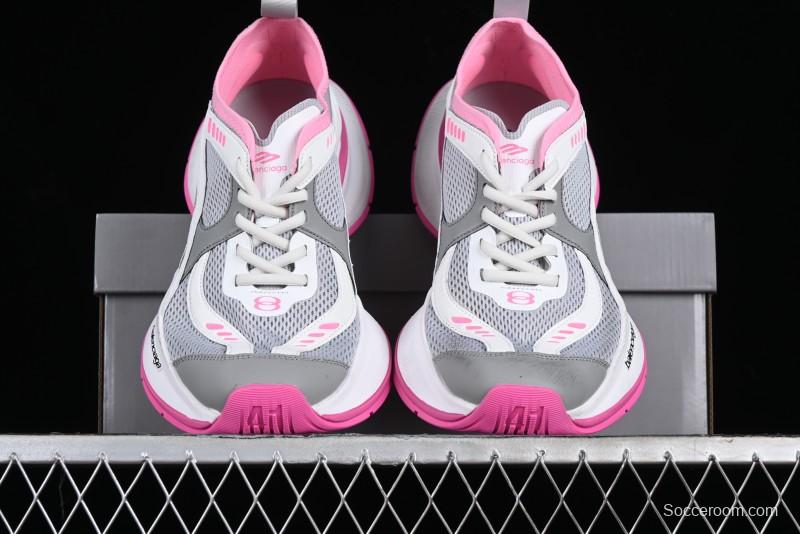 Balenciaga Circuit Lightweight Distressed Print Round-Toe Fashion Casual Shoes - WFLGY1950