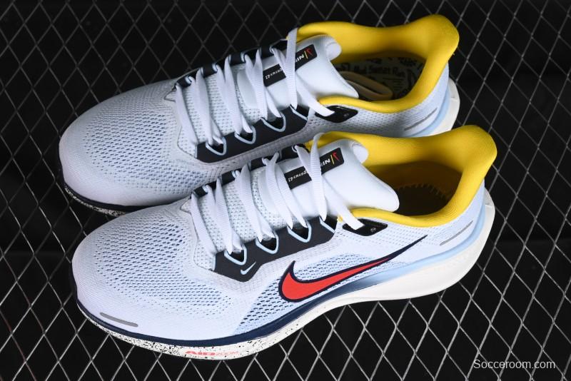 Nike Air Zoom Pegasus 41 Breathable Lightweight Running Shoes with Cushioning - HJ9068-100