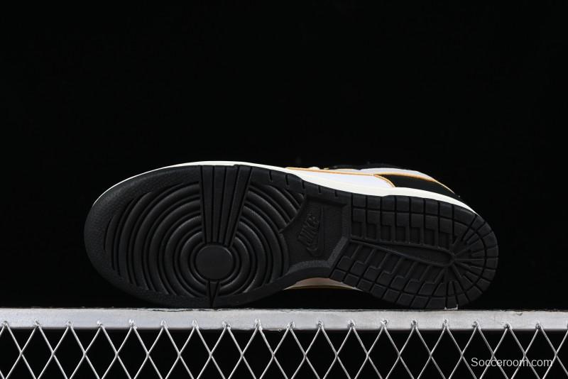 Nike HUF x SB Dunk Low "San Francisco" Black White Panda Skateboarding Shoes - FD8775-001