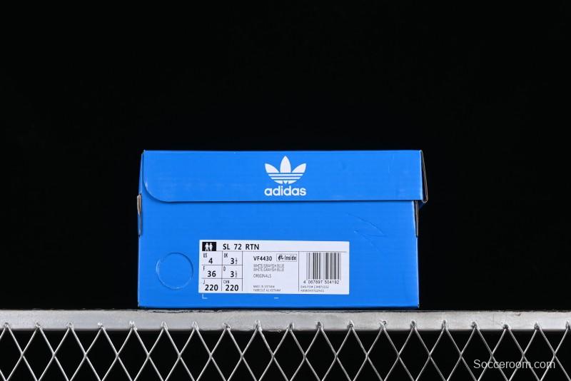 Adidas Originals SL 72 RS Retro Running Shoes with Ecotex Tongue and EVA Midsole - VF4430