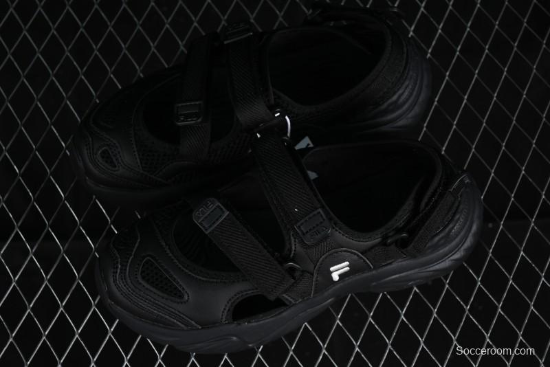 Fila Fusion Unisex Breathable Slip-Resistant Summer Sandals with Cushioned Sole - T12W321401EBK
