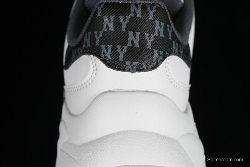 New York Yankees MLB Bigball Chunky Denim Monogram Platform Sandals - 3ASHBDM4N50BKS