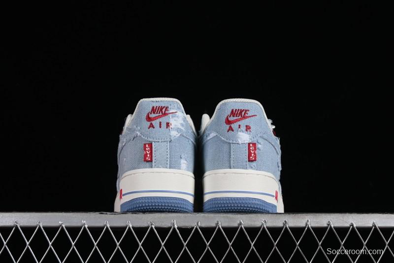 Levi's x Nike Air Force 1 '07 Low Denim Casual Sneakers - CH2211-168
