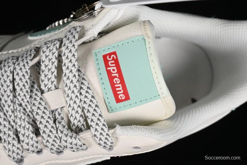 Supreme x Nike Air Force 1 '07 Low Collaborative Sneakers in Youthful Green - HD1968-023