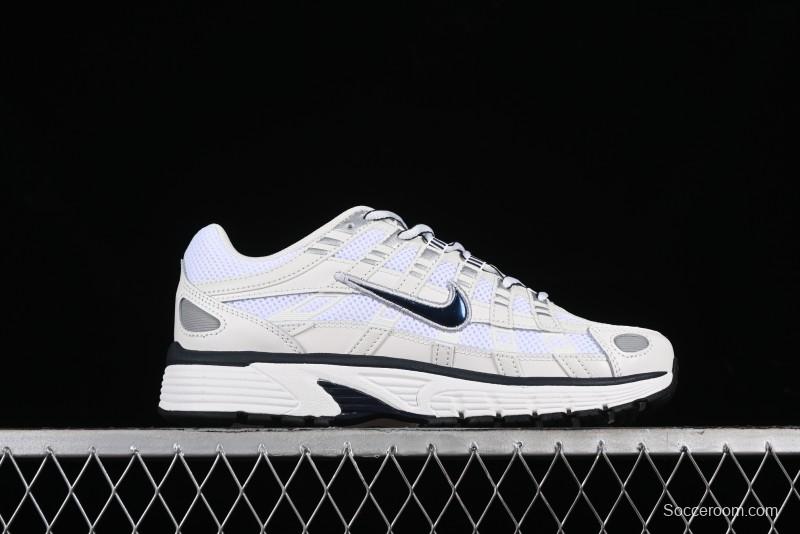 Nike P-6000 Prm Retro Casual Sneakers with Lightweight Design - CD6404-018