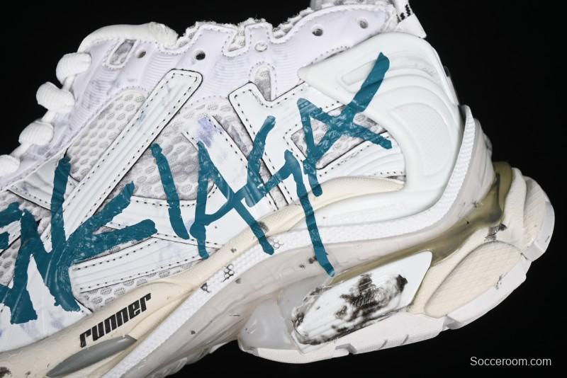 Balenciaga Runner Kith Four Color Retro Casual Shoes - W3RNY0133