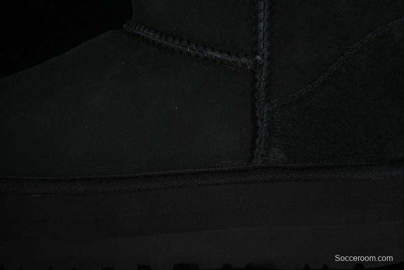 UGG Classic Ultra Mini Platform 3CM Wool Blend Mini Short Boots - 1135092