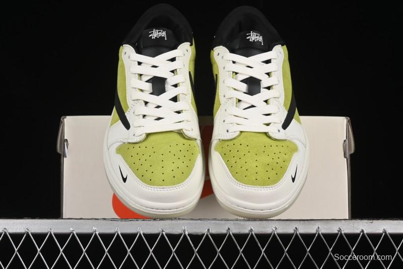Nike Travis Scott x Fragment Design x Air Jordan 1 Low OG SP AJ1 Retro Sneakers - JH6089-002