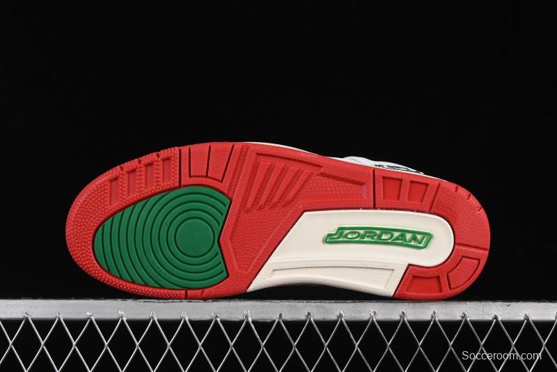 Nike Jordan Spizike Low AJ Retro Sneakers with Elephant Print and Multi-Element Design - 315371-125