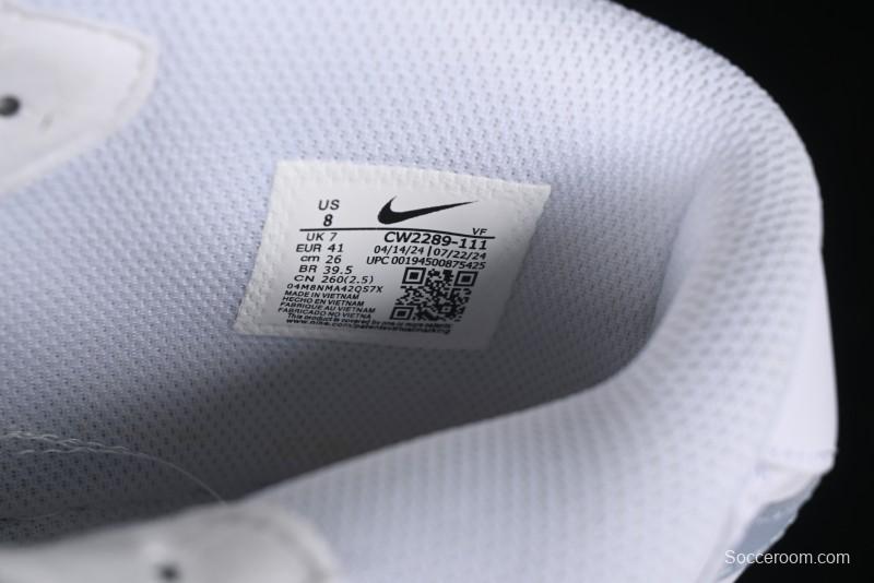 Nike Air Force 1 Mid Custom Hand-Painted Broken Three Hooks Shadow Spray-Painted Strap Mid-Top Casual Sneakers - CW2289-111