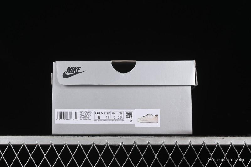 Nike Travis Scott x Fragment Design x Air Jordan 1 Low OG SP AJ1 Retro Sneakers - DM7866-017