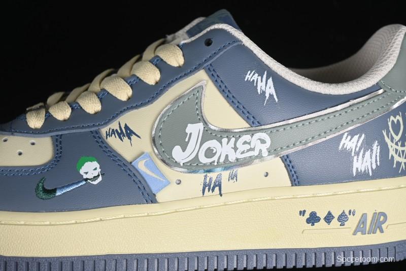 Nike Air Force 1 Low "Ghost Fire Clown" Halloween Themed Casual Sneakers - XL2321-333