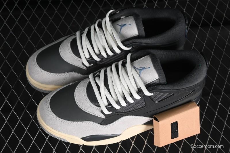 Nike Air Jordan 4 Remastered Sneakers in Black Grey - FQ7938-002