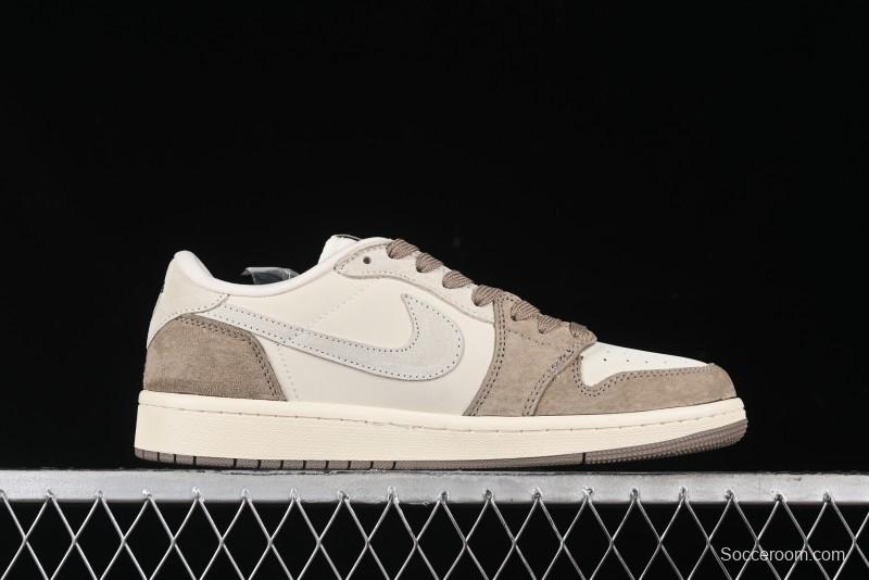 Nike Travis Scott x Fragment Design x Air Jordan 1 Low OG SP AJ1 Retro Sneakers - JH6089-001