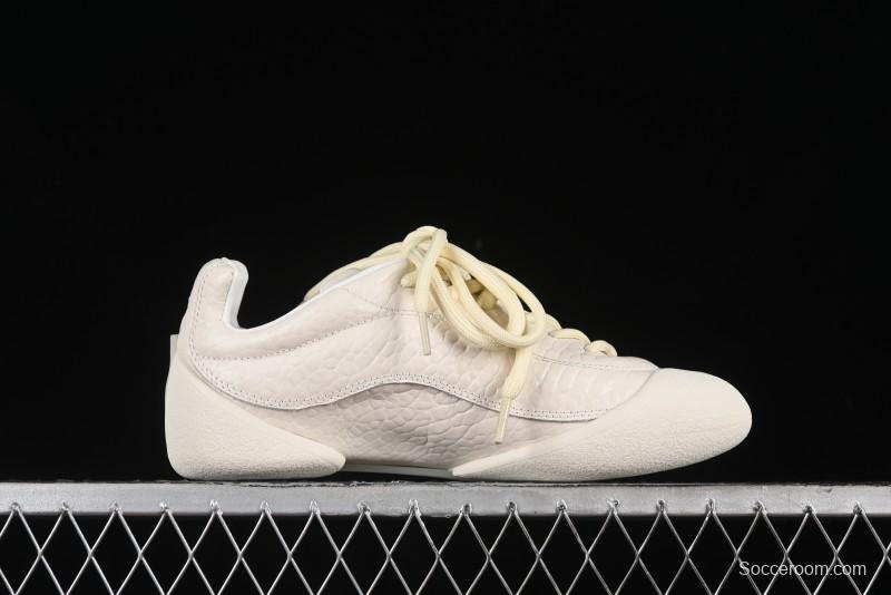 Alexander McQueen Flexion Retro Sneakers in Off-White with Anatomical Design and Split Sole - 2024s
