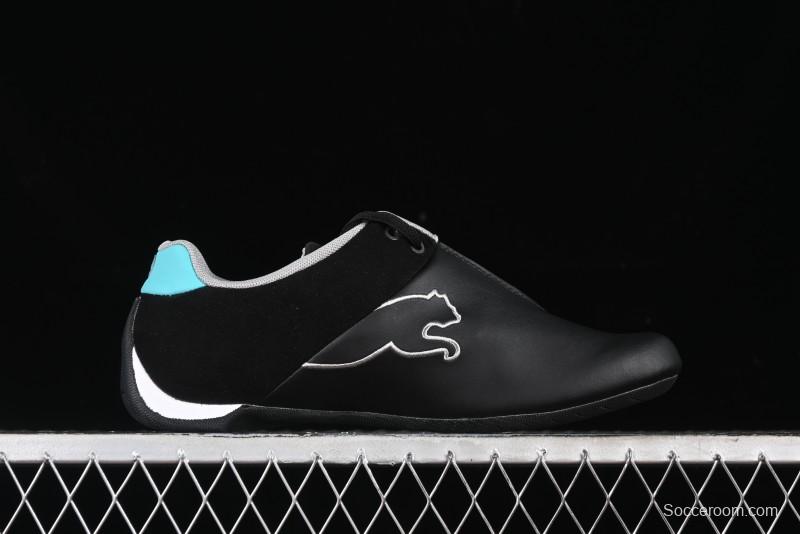 Puma Sparco Future Round Toe Lace-Up Low-Top Lifestyle Casual Shoes in Leather and Fabric - 308155-01