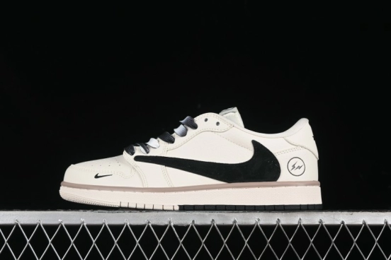 Nike Travis Scott x Fragment Design x Air Jordan 1 Low OG SP AJ1 Sneakers - CF3688-018