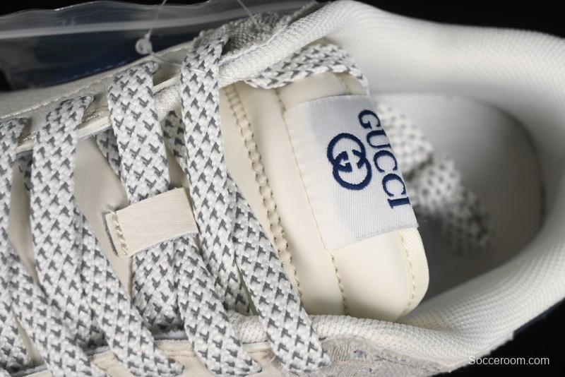 Nike SB Dunk Low Gucci Collaboration - Smoke Blue Anniversary High-End Custom Low-Top Casual Skate Shoes - XX2025-801