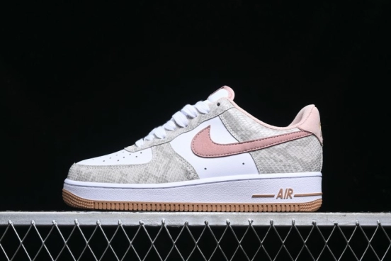 Nike Air Force 1 '07 Low Year of the Snake Themed Low-Top Casual Sneakers - HF2898-100