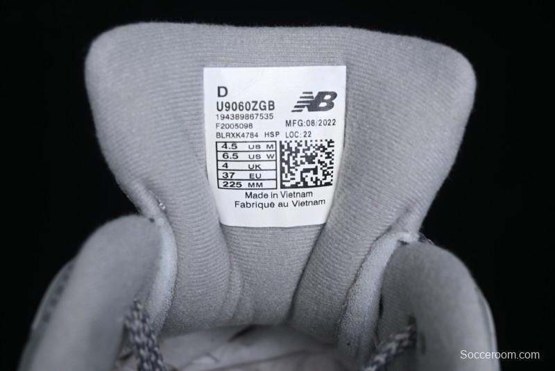 New Balance NB9060 Retro Casual Running Shoes with ABZORB Cushioning - U9060ZGB