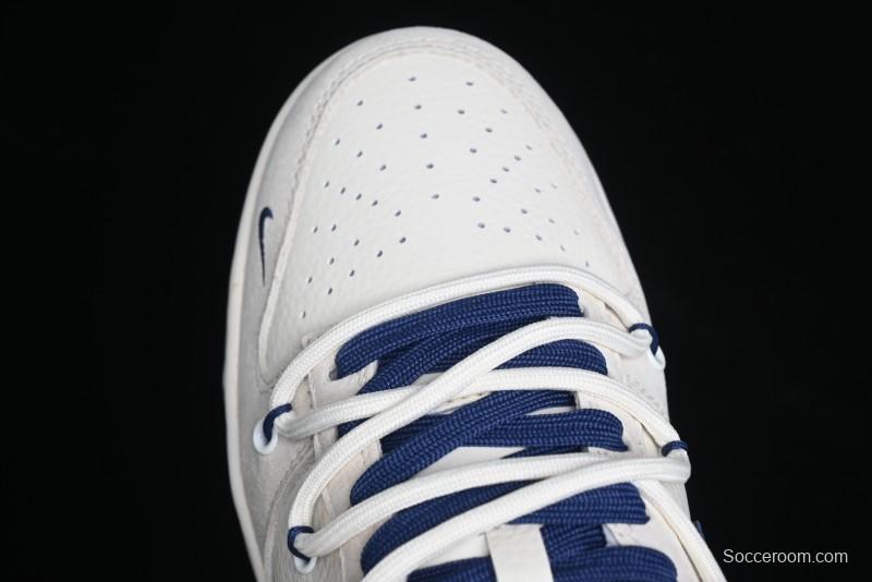 Nike SB Dunk Low The North Face Series - Strap Pig Eight Dark Blue Hook Anniversary High-End Custom Low-Top Casual Skate Shoes - DM6868-001