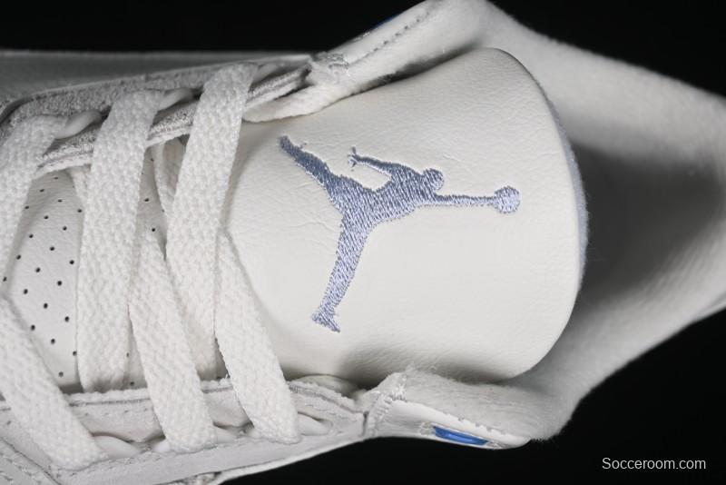 Nike Air Jordan 3 Retro "Lucky Shorts" Basketball Shoes with University Blue and White Colorway - CT8532-101