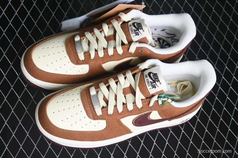 Nike Air Force 1 '07 Low Casual Sneakers with Full-Length Air Cushion - FQ8713-200