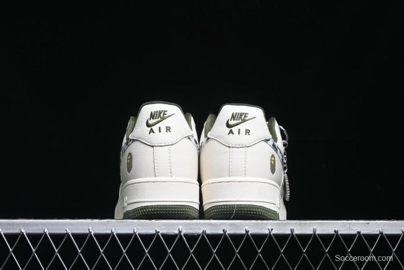 Nike Air Force 1 '07 Low BAPE Collaboration - Camo Swoosh Low-Top Casual Sneakers DF0188-012