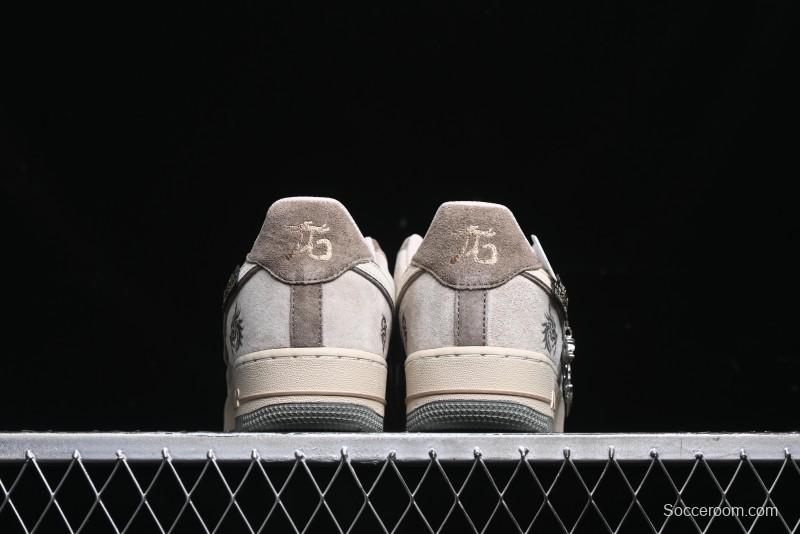 Nike Air Force 1 Low "Green Dragon Crescent Blade" Casual Sneakers - CD1212-555