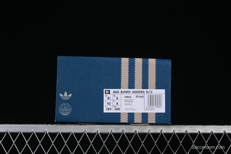 Adidas Bad Bunny x Adizero SL 72 Comfortable Low-Top Casual Sneakers - JP8816