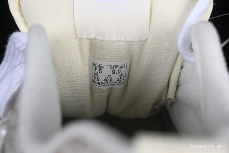 Vans Knu Skool Pearl White Grey Low Top Casual Skate Shoes - VN0007QDBGE