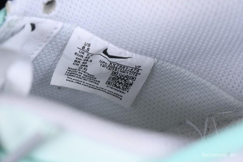 Nike Air Force 1 '07 Low Gold-Inlaid Jade Casual Sneakers with Strap - XV7981-476